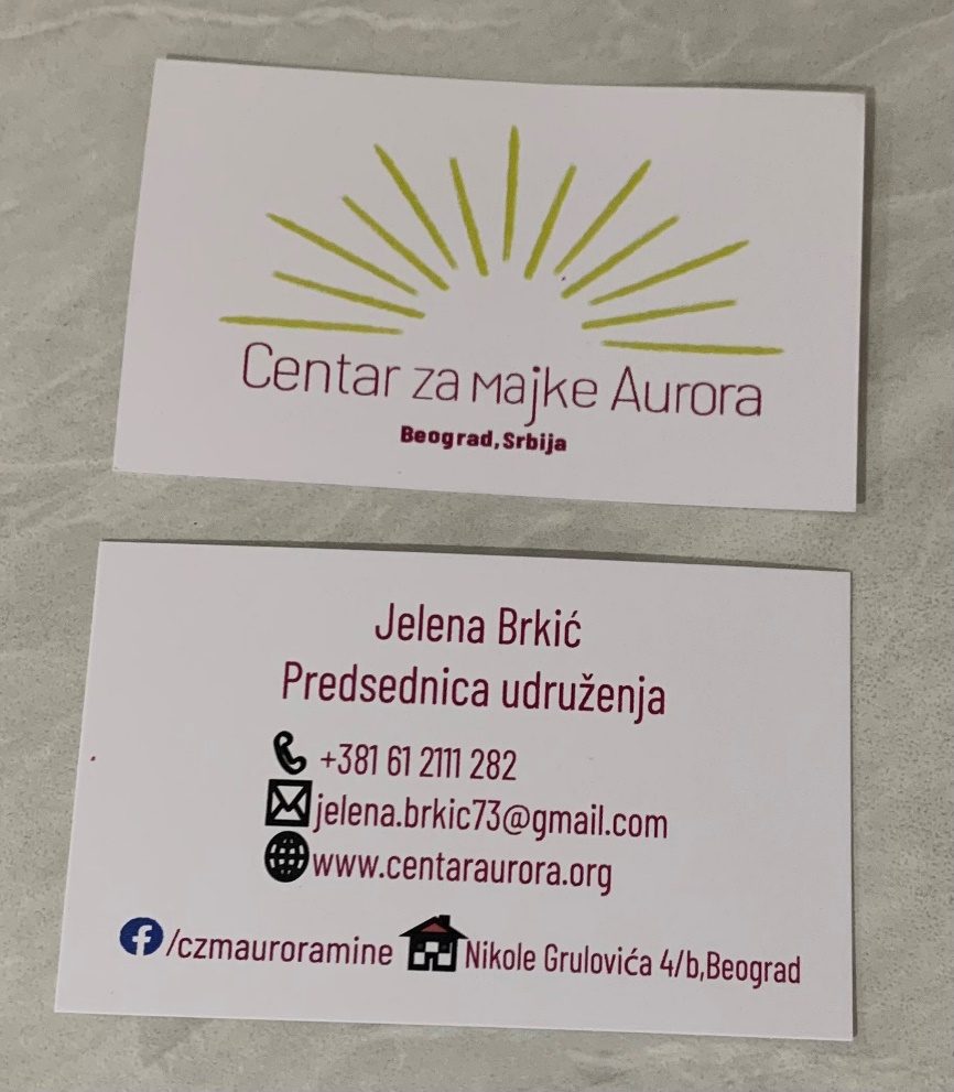 Vizuelni identitet — Centar za majke Aurora